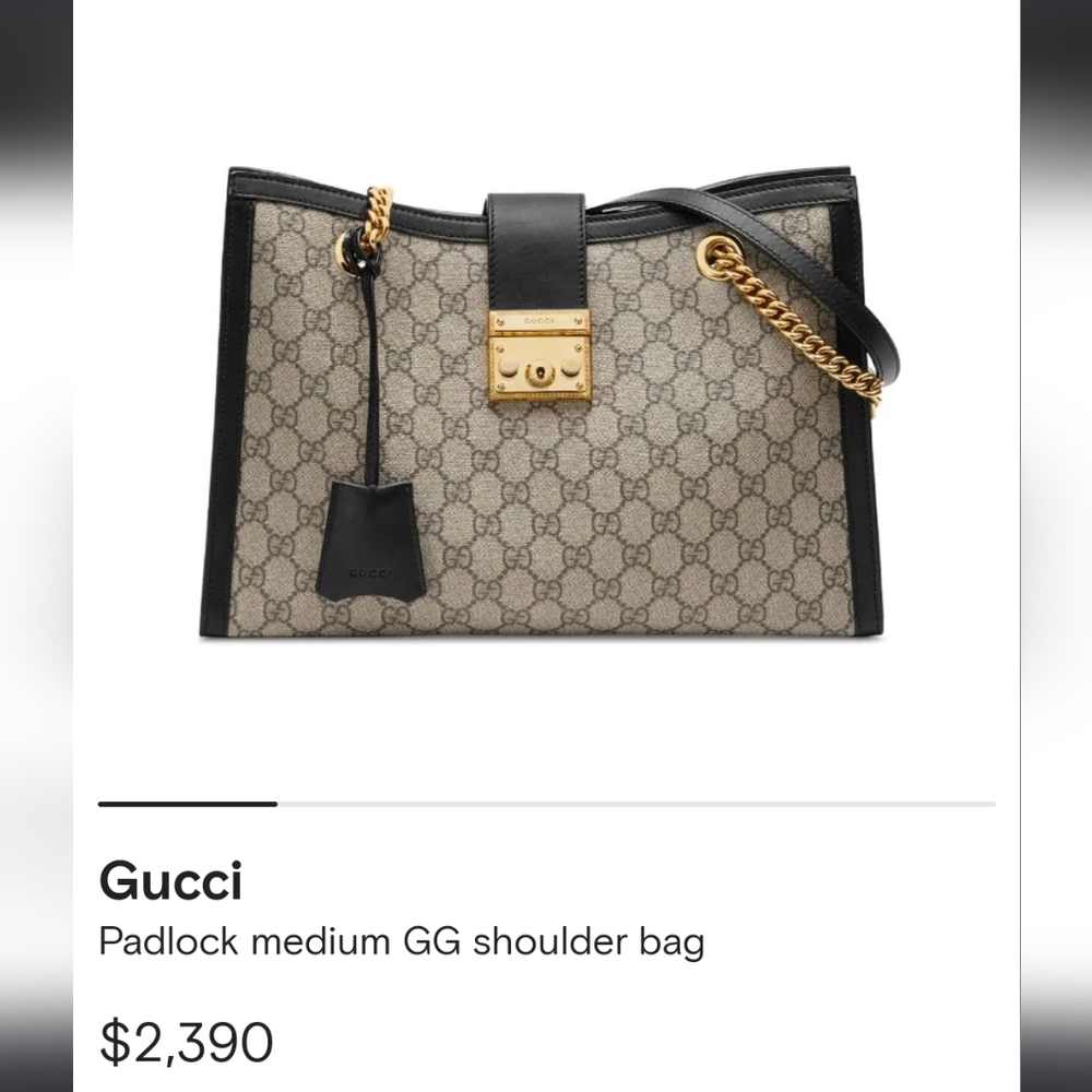 Gucci padlock bag. Like New